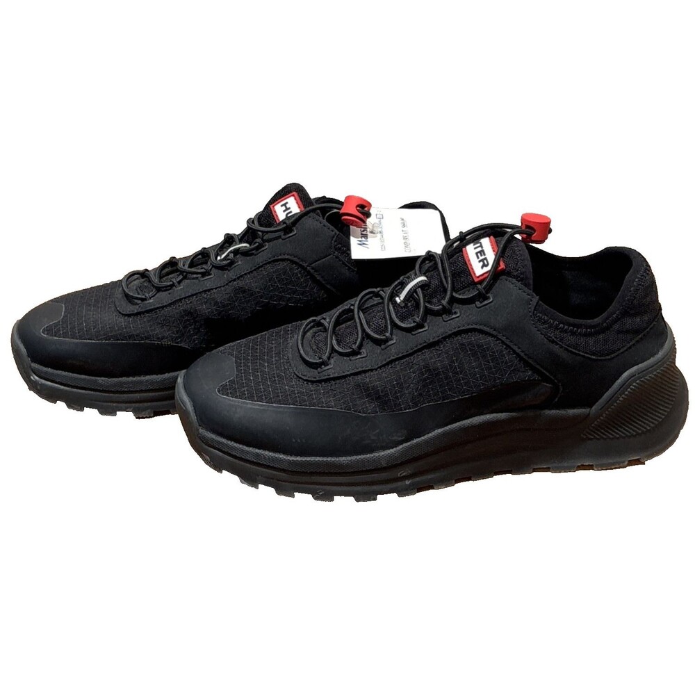 Hunter Travel Trainer Sneakers US 7 EU 38 Black Athletic NWOB